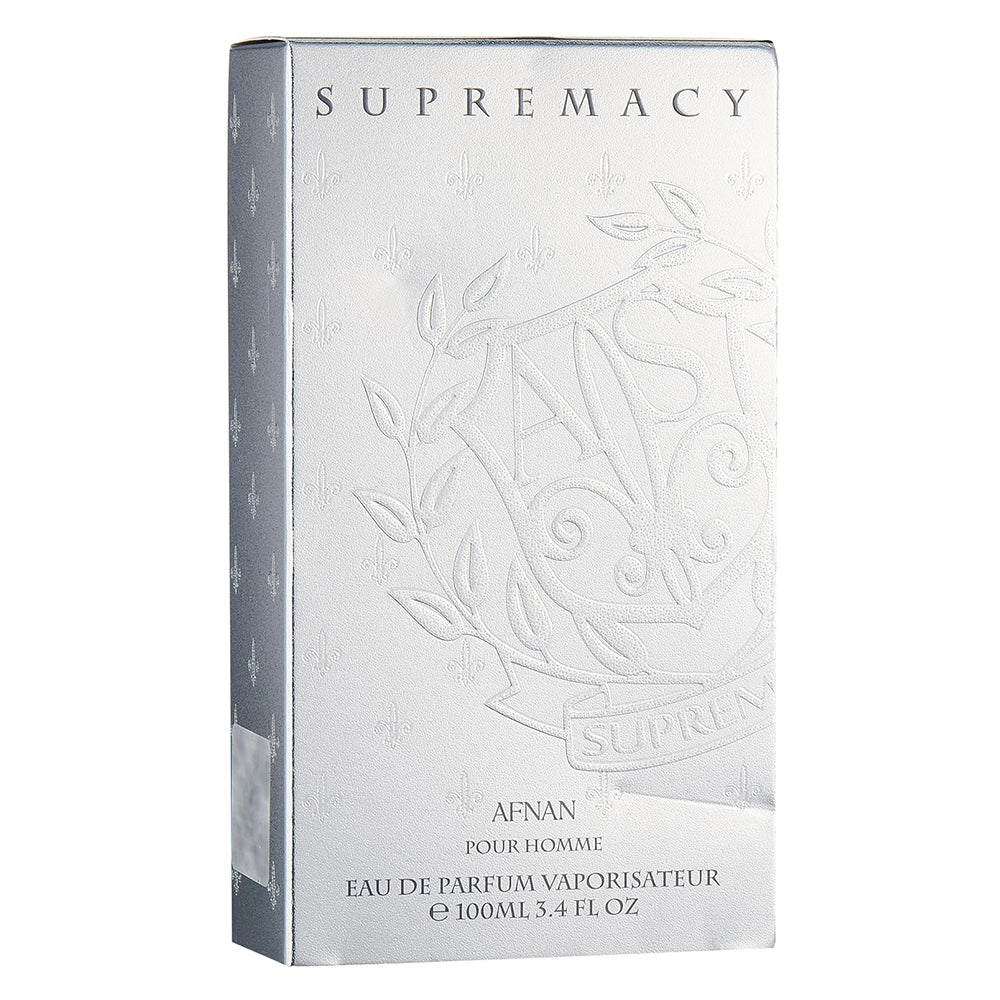 Afnan Supremacy Pour Homme (Silver) Perfume For Men - Eau De Parfum, 100 ML