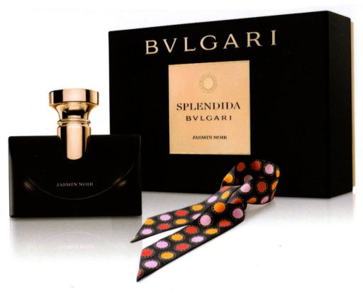 BVLGARI Splendida Jasmin Noir Perfume Set For Women - EDP 100 ml + Scarf