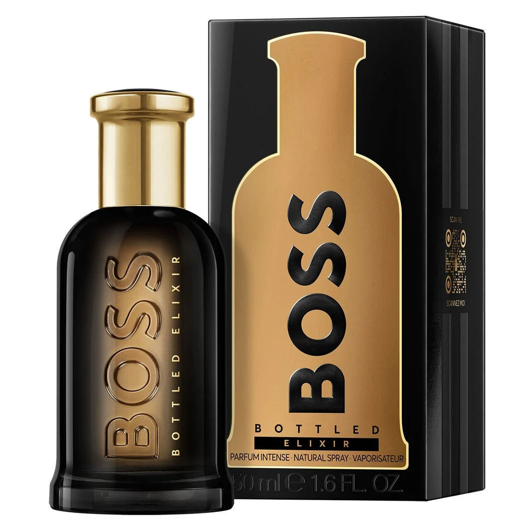 Hugo Boss Bottled Elixir Parfum Intense For Men -Oriental Spicy Perfume 50ml
