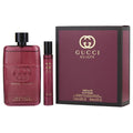 GUCCI GUILTY ABSOLUTE FOR WOMEN EDP 90ML+7.4ML MINI TRAVEL SET