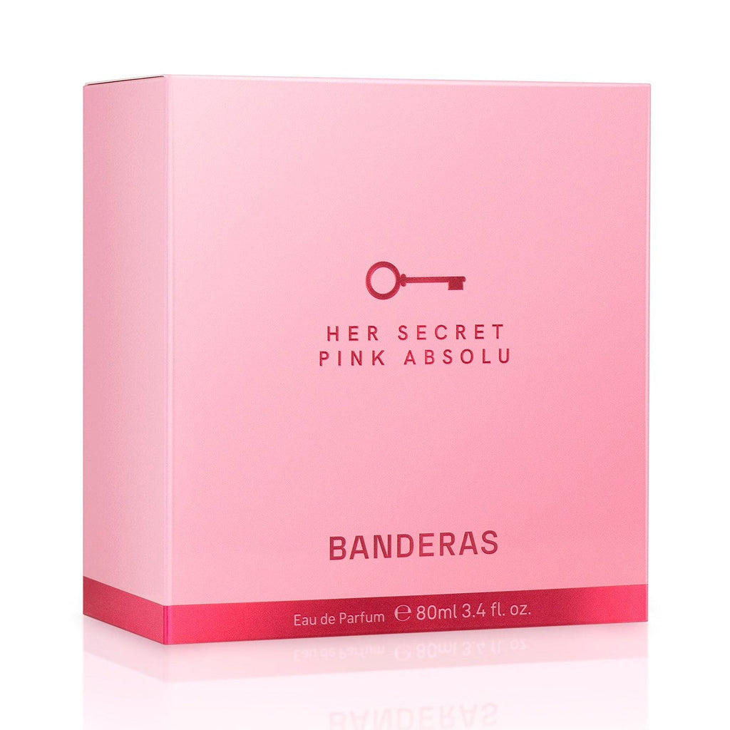 Antonio Banderas Her Secret Pink Absolu Eau De Parfum For Women - Oriental Floral Perfume 80ml