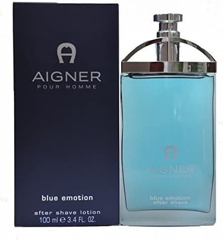 Aigner Blue Emotion After Shave Lotion For Men, 100 ml