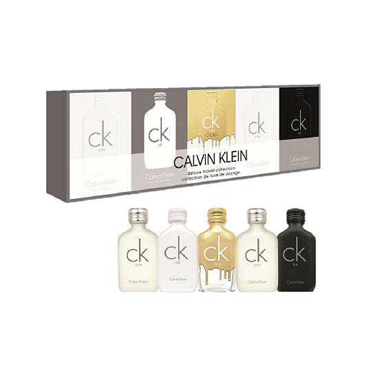 CALVIN KLEIN ONE FOR MEN EDT 2X10ML+ALL EDT 10ML+ONE GOLD EDT 10ML+BE EDT 10ML MINI SET