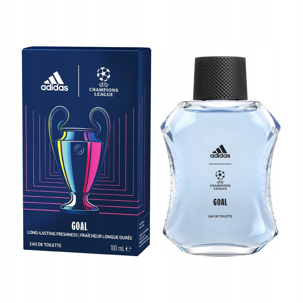 Adidas Champions League Goal Eau De Toilette For Men - Aromatic?Fresh Perfume 100ml