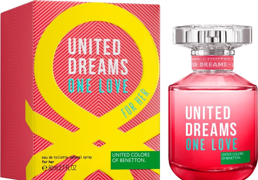 UNITED COLORS OF BENETTONE UNITED DREAMS ONE LOVE FOR WOMEN EDT 80ML
