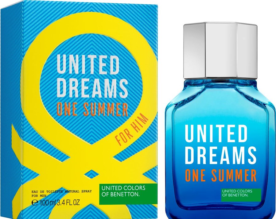 UNITED COLORS OF BENETTONE UNITED DREAMS ONE SUMMER FOR MEN EDT 100ML