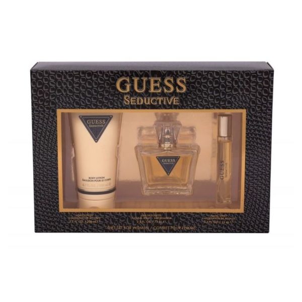 GUESS SEDUCTIVE FOR WOMEN EDT 75ML+200ML BODY LOTION+15ML MINI SET