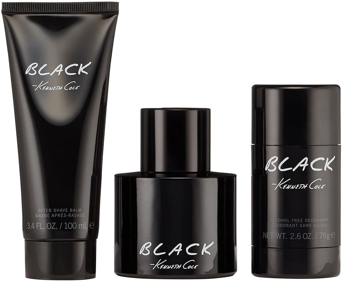Kenneth Cole Black 3 Piece Gift Set For Men