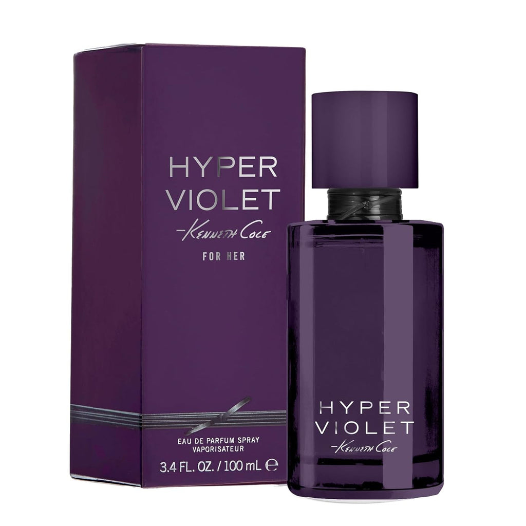 Kenneth Cole Hyper Violet For Her Eau De Parfum For Women - Floral Fruity Perfume 100ml