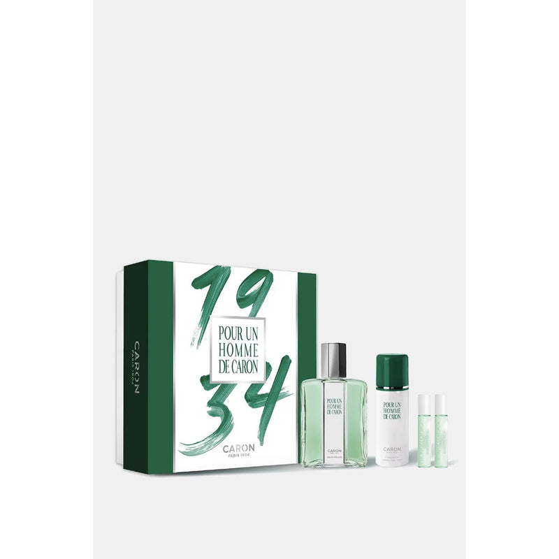 Caron Pour Un Homme De Caron set EDT 125ml+Le Soir EDP Intense 5ml+Le Matin EDT 5ml+Deo Spray 50ml For Men