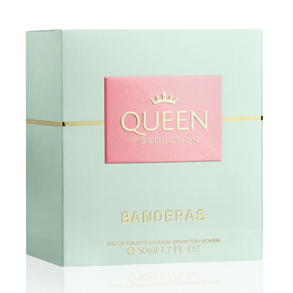 Antonio Banderas Queen Of Seduction Eau De Toilette For Women - Floral-Aquatic Perfume 50ml