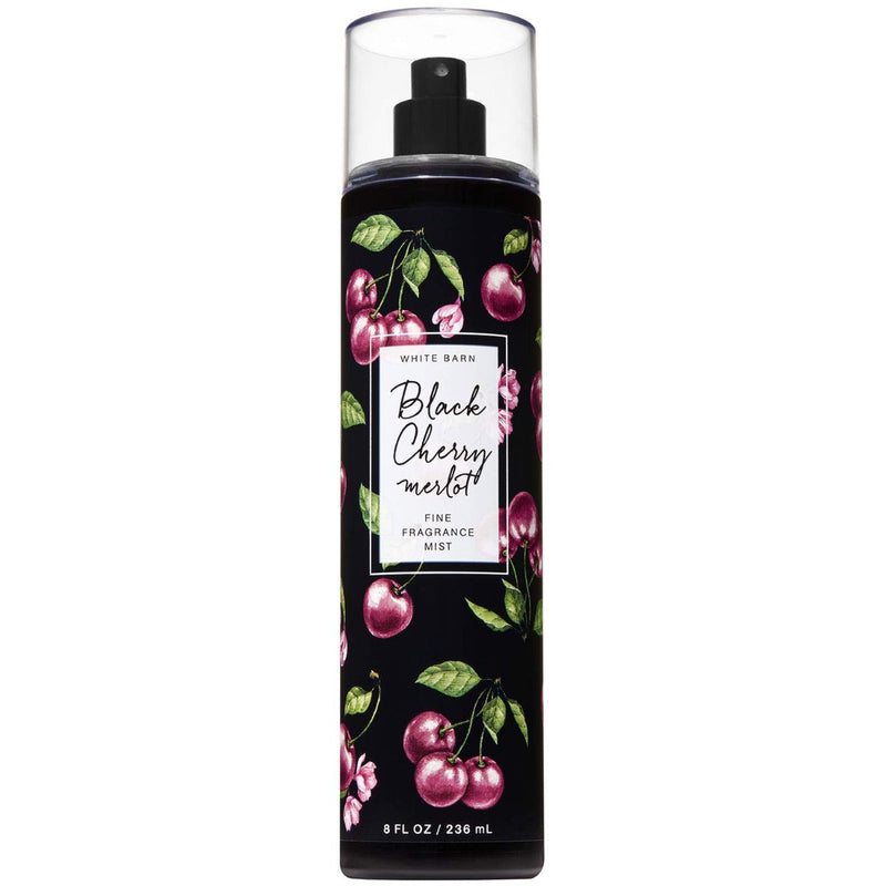 BATH & BODY WORKS WHITE BARN BLACK CHERRY MERLOT FINE FRAGRANCE MIST FOR WOMEN 236 ml