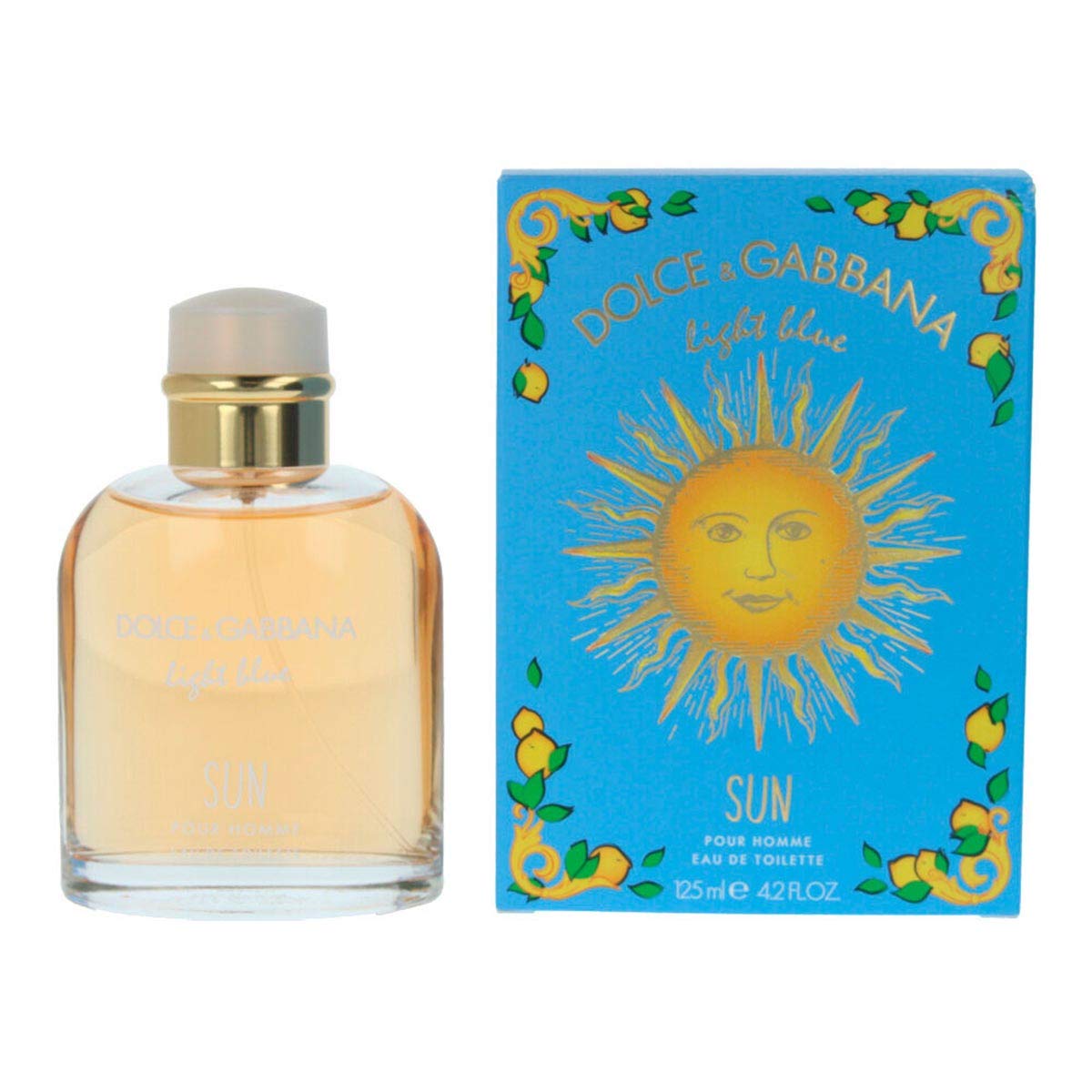 DOLCE & GABBANA LIGHT BLUE SUN LIMITED EDITION POUR HOMME FOR MEN EDT 125 ml