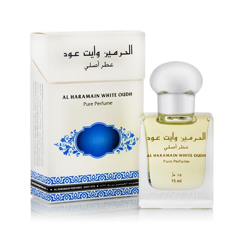 Al Haramain White Oudh - Perfume Oil for Unisex 15ml, 1Pc