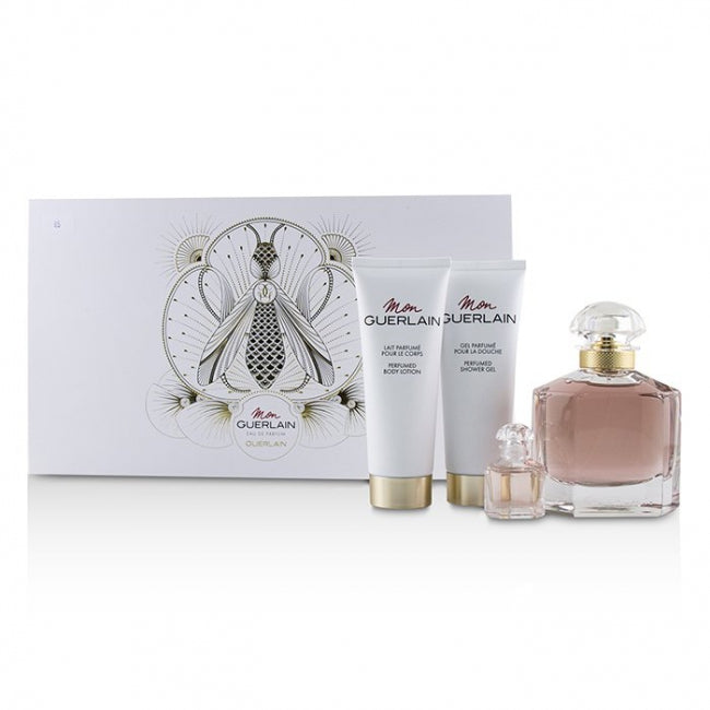 Guerlain Mon For Women EDP 100 ml+5ml Mini+75ml Body lotion +75ml Shaving gel Set