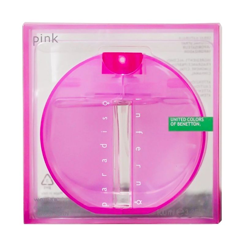 Benetton Paradiso Inferno Pink Woman For Women EDT 100ml