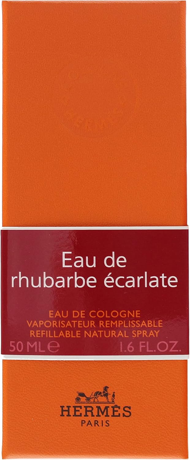 Hermes Eau De Rhubarbe Ecarlate Perfume For Unisex EDC 50ml Refillable