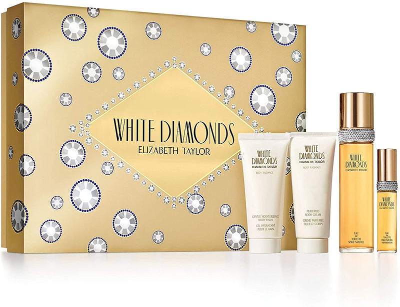Elizabeth Taylor White Diamonds 4 piece Giftset For Women