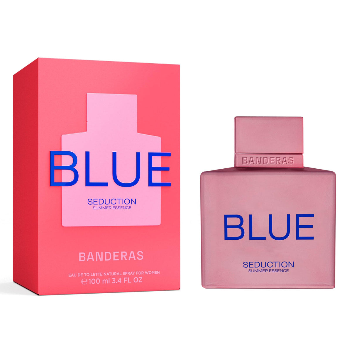 Antonio Banderas Blue Seduction Summer Essence  Eau De Toilette For Women - Floral Fruity Perfume 100ml