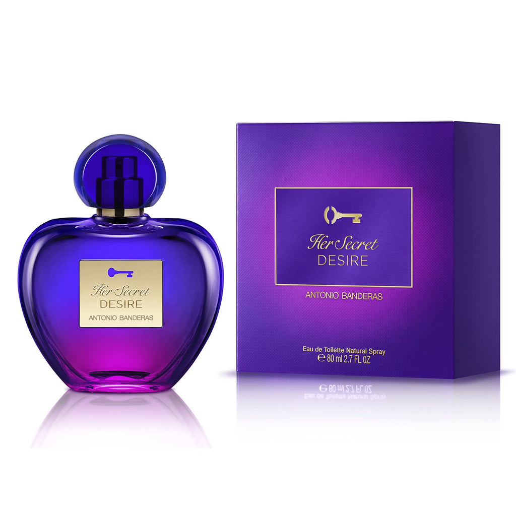 Antonio Banderas Her Secret Desire Perfume For Women EDT 80ml