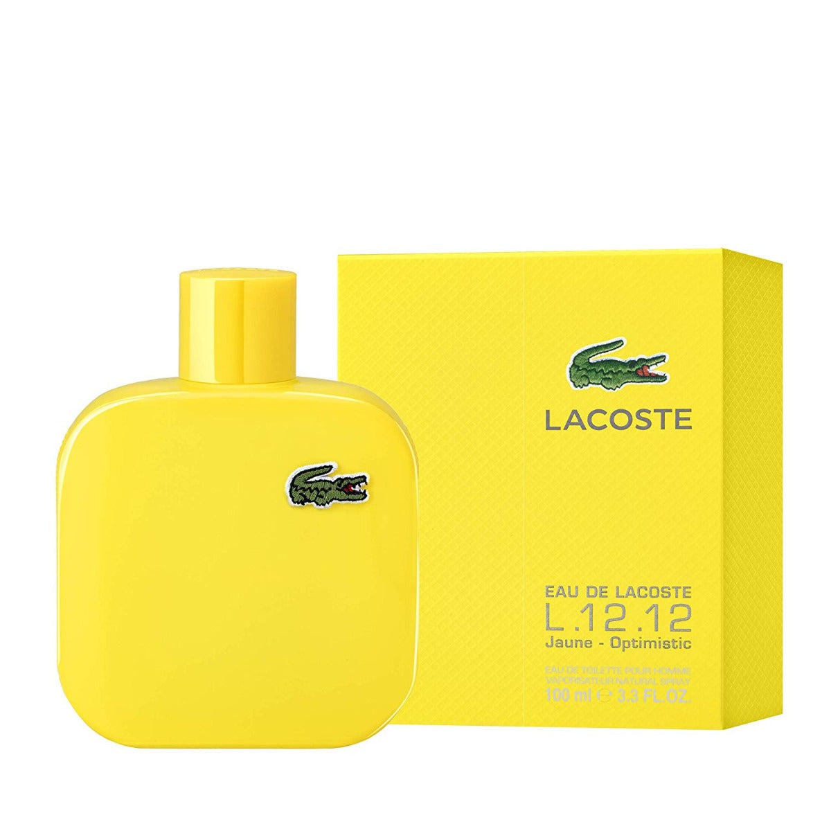 Eau de Lacoste L.12.12 Yellow Jaune Perfume For Men - EDT, 100ml