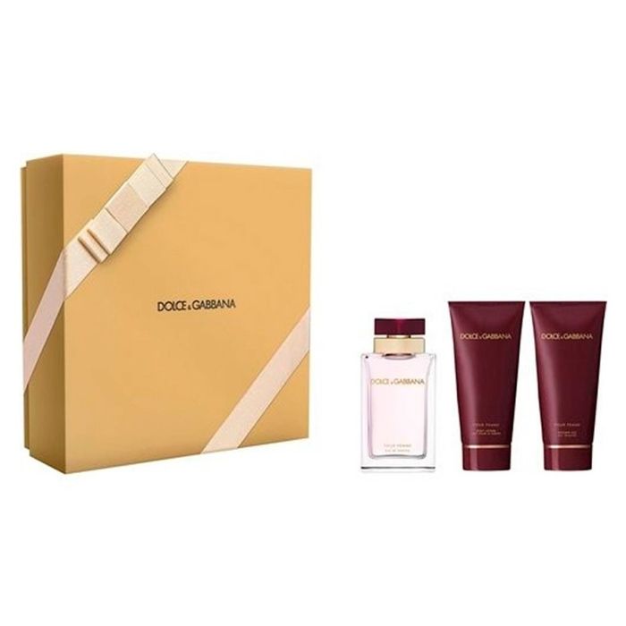 Dolce & Gabbana Pour Femme Gift Set - Eau De Parfum Spray + Shower Gel + Body Lotion