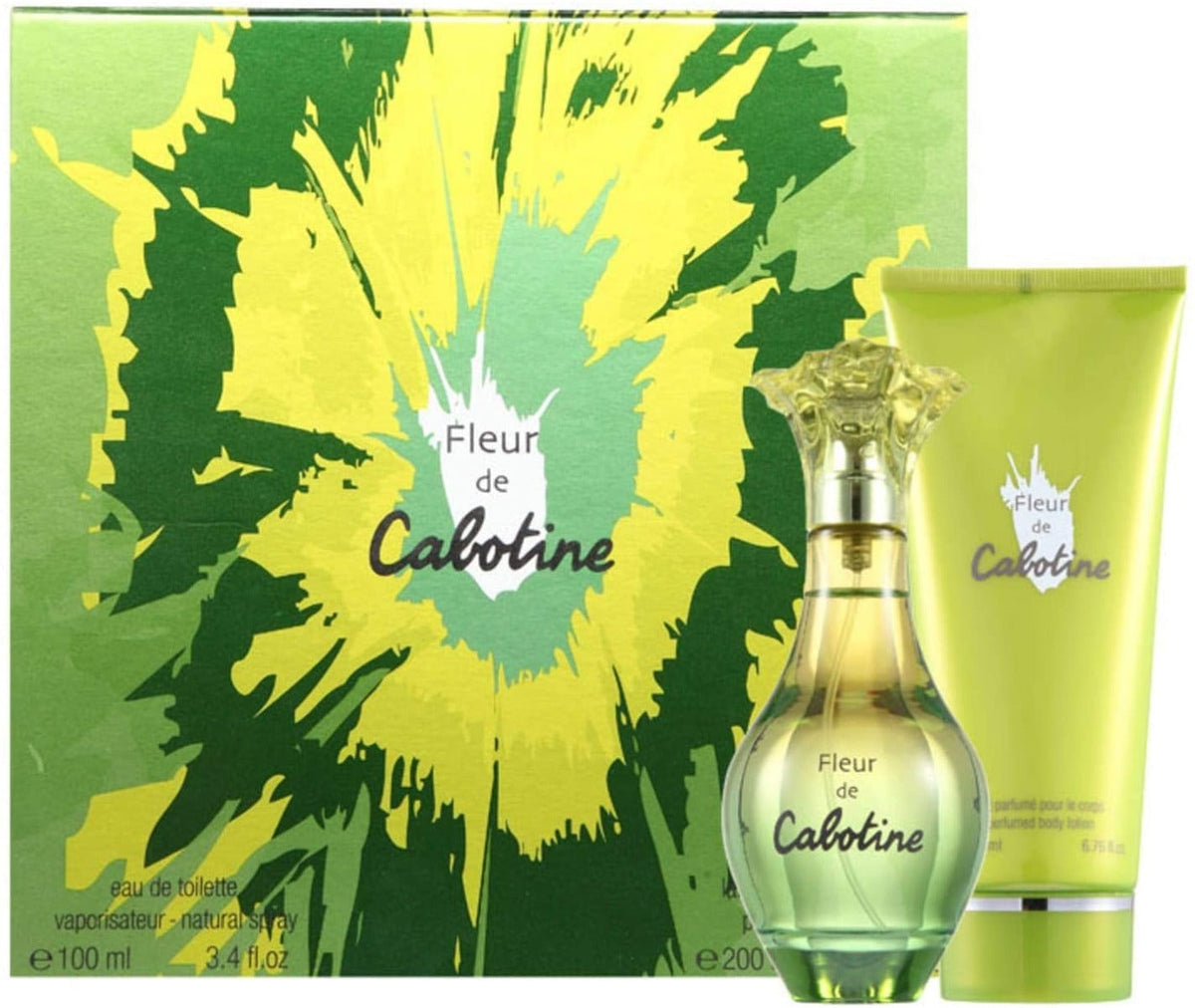 Gres Sandstone Cabotine Flower Fragrances Sets For Women, Perfume, 100 ml + Body Lotion, 200 ml