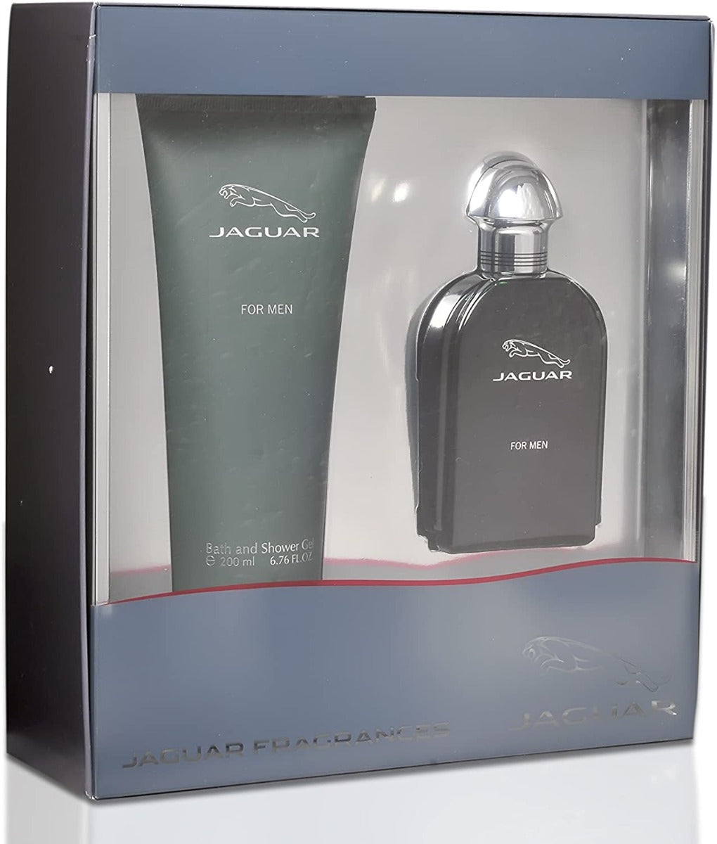 JAGUAR Green for Men Eu De Toilette 100 ml + 200 ml Bath Travel Set