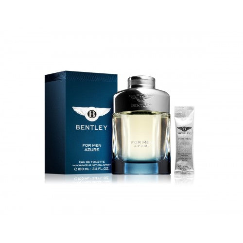 BENTLEY AZURE FOR MEN FOR MEN EDT 100 ml + AFTERSHAVE BALM 5 ml