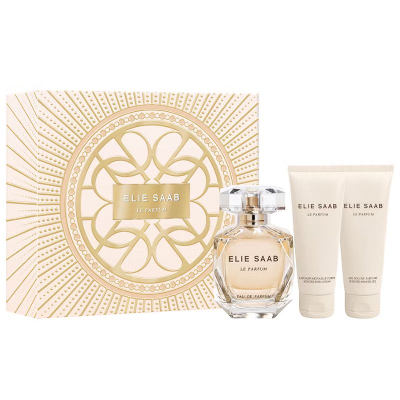 Elie Saab Le Parfum For Women Set EDP 90ml + Scented Body Lotion 75ml + Scented Shower Gel 75ml