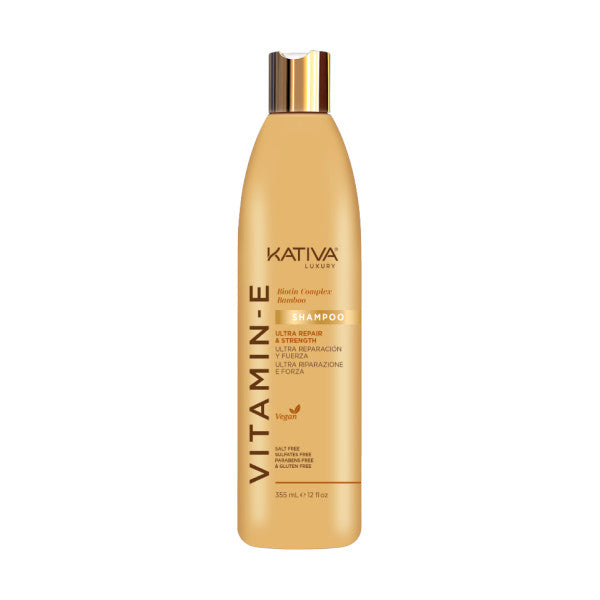 Kativa Vitamin-E Biotin Complex Bamboo Shampoo 355ml