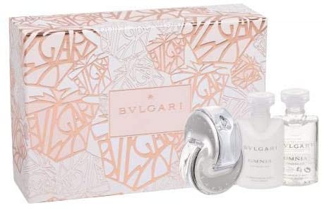 Bvlgari Omnia Crystalline Gift set For Women  EDT 40 ml + Body Lotion 40 ml + Bath & Shower Gel 40 ml