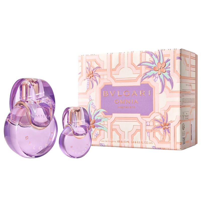Bvlgari Omnia Amethyste For Women Set EDT 100ml + EDT 15ml