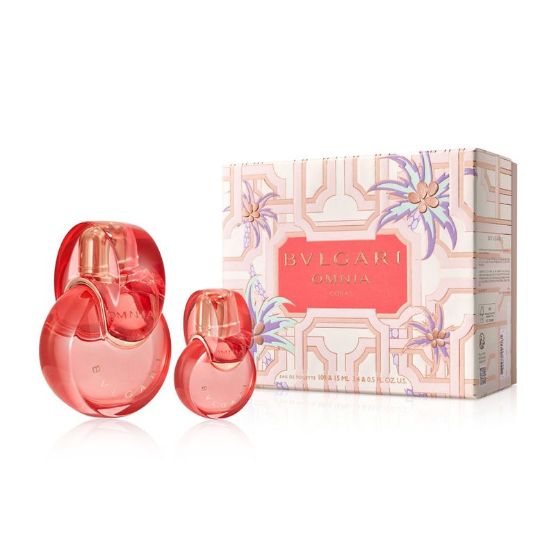 Bvlgari Omnia Coral For Women Set EDT 100ml + EDT 15ml