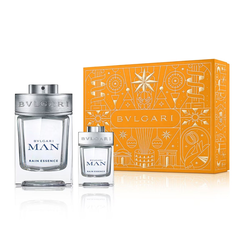 Bvlgari Man Rain Essence For Men Gift Set EDP 100ml + EDP 15ml