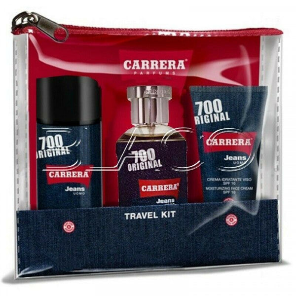 CARRERA JEANS 700 ORIGINAL UOMO FOR MEN SET EDT 75 ml + DEO BODY SPRAY 50 ml + HAIR&BODY SHAMPOO 50ml