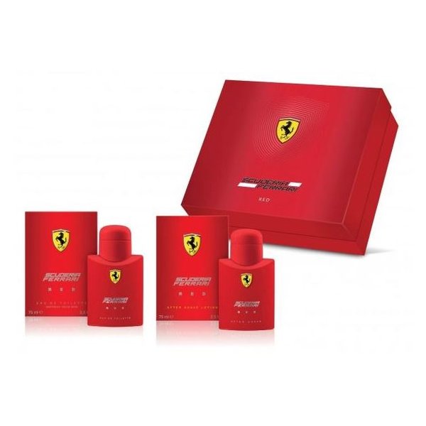 Ferrari Scuderia Red Set  For Men - EDT 75 ml + After Shave 75 ml
