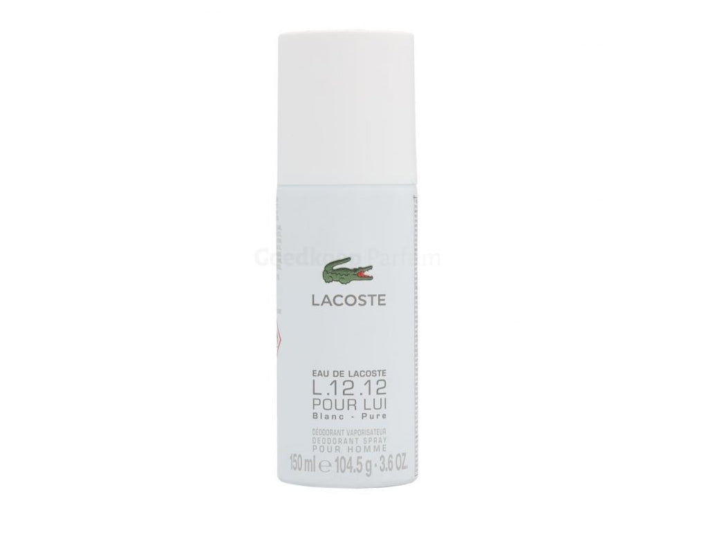 Lacoste Eau De Blanc Deodorant For Men 150ml