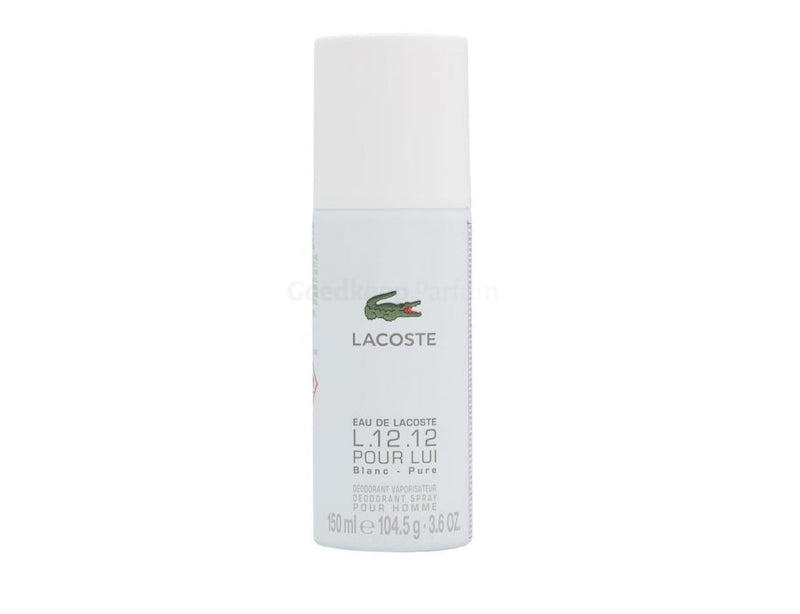 Lacoste Eau De Blanc Deodorant For Men 150ml