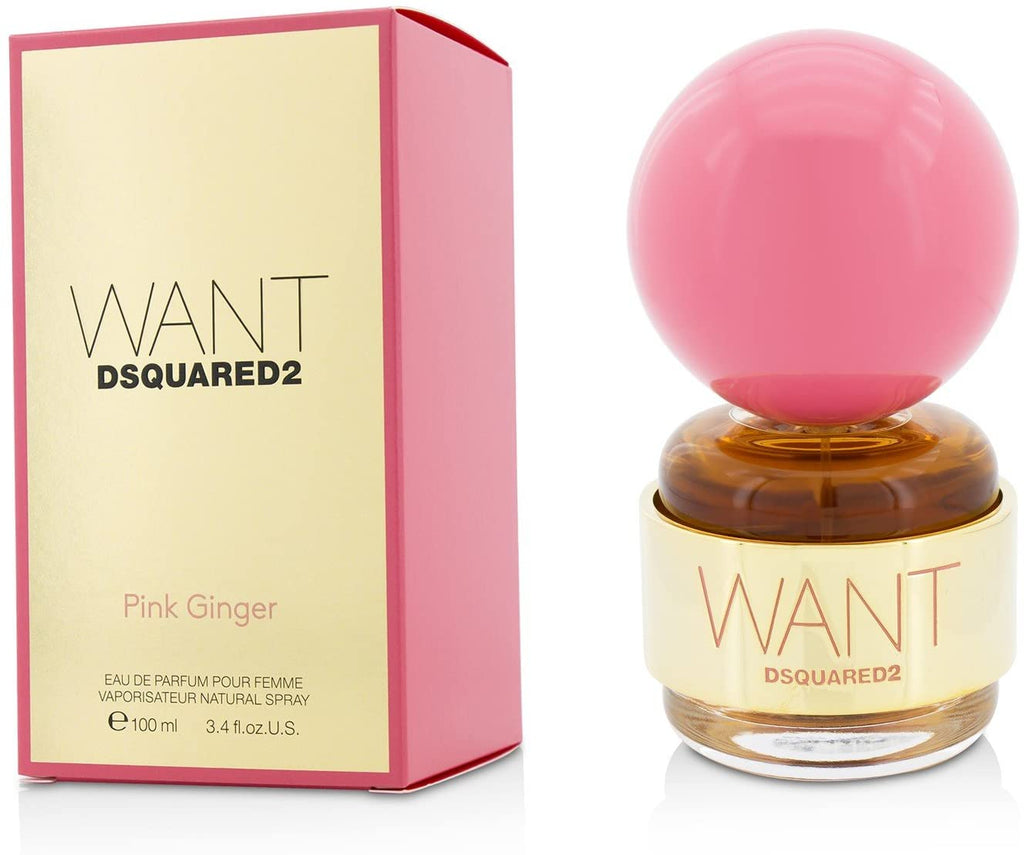 Dsquared2 Want Pink Ginger Perfumes For Women EDP, 100 ml