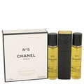CHANEL NO.5 FOR WOMEN EDT 3x20 ml + 2 REFILLS TRAVEL SPRAY FR