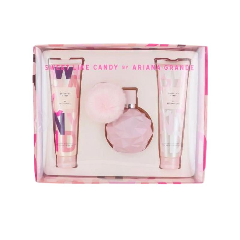 Ariana Grande Sweet Like Candy For Women Set EDP 100ml + Body Souffle 100ml + Bath & Shower Gel 100ml
