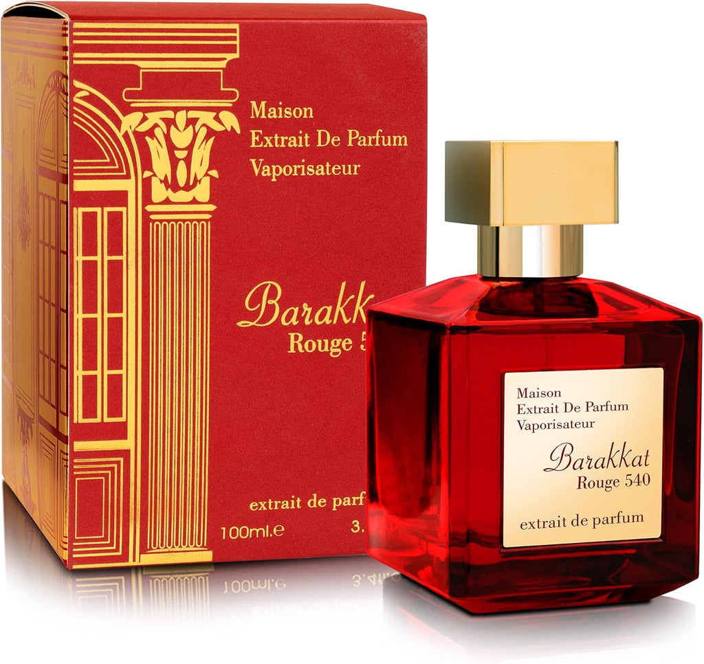 Fragrance World Barakkat Rouge 540 Perfume For Unisex Extrait De Parfum 100ml