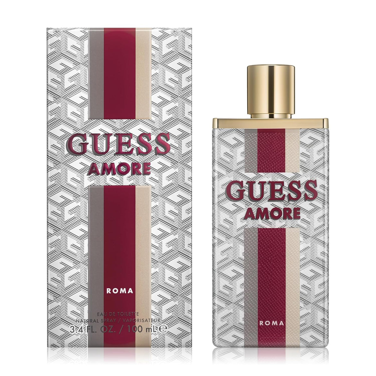 Guess Amore Roma Eau De Toilette For Unisex - Floral Fruity Perfume 100ml