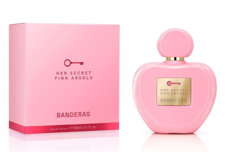 Antonio Banderas Her Secret Pink Absolu Eau De Parfum For Women - Oriental Floral Perfume 80ml