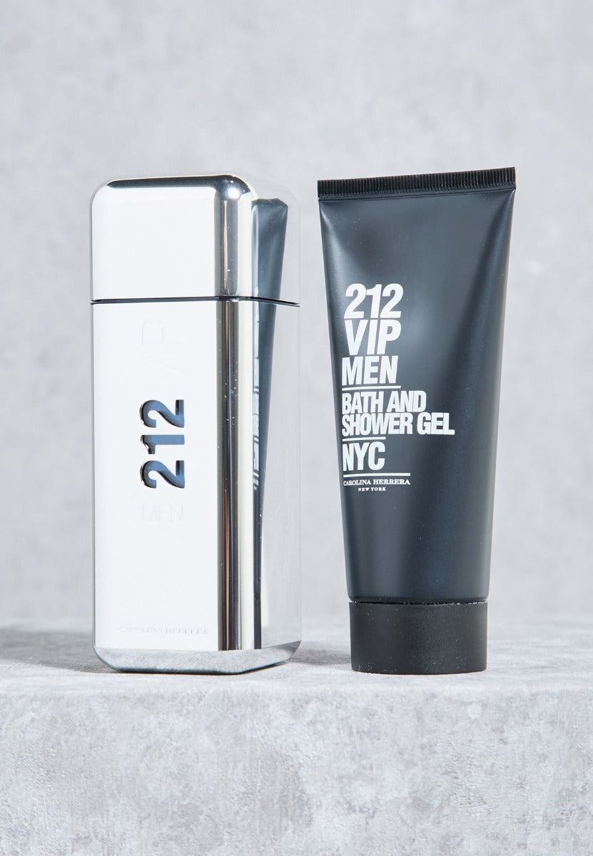 Carolina Herrera 212 Vip Men Perfume Set For Men EDT 100ml + Shower Gel 100ml