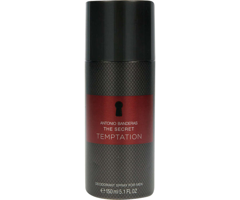 Antonio Banderas The Secret Temptation Deodorant Spray For Men, 150ml