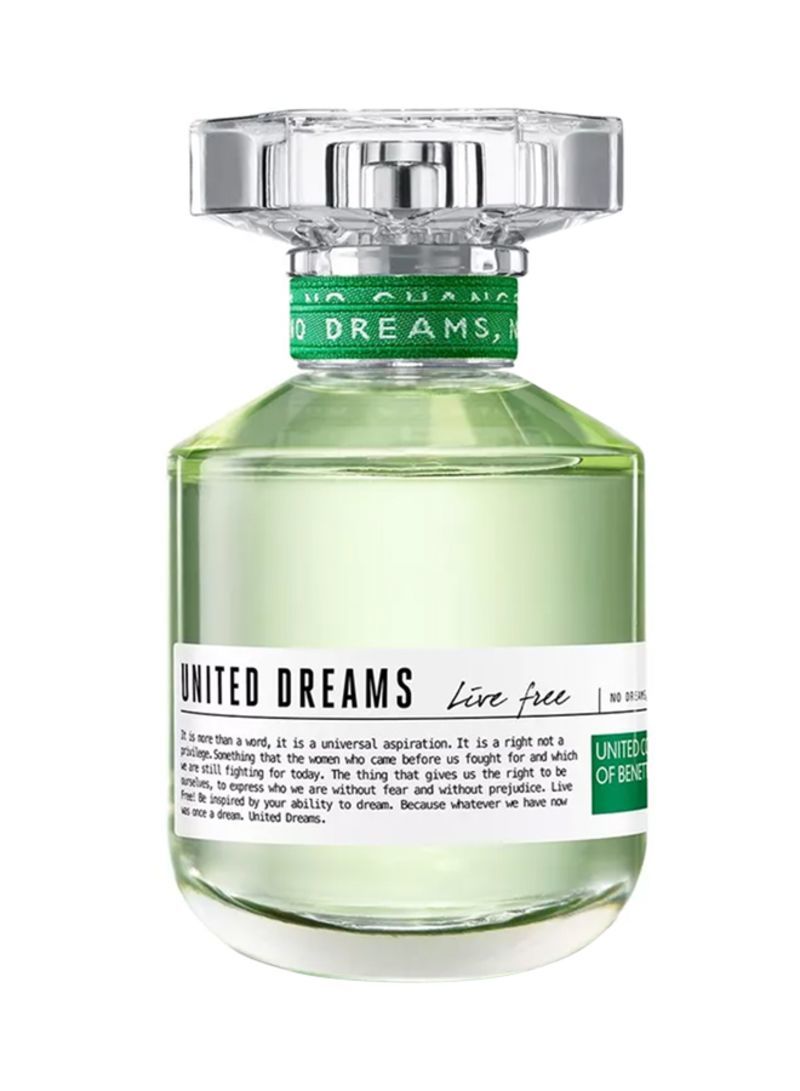 United Colors of Benetton Dreams Live Free Perfume For Women EDT 50ml