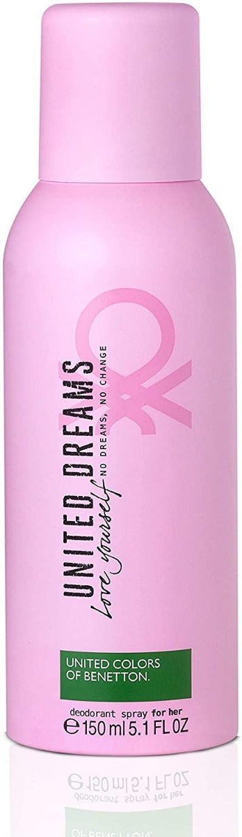 United Colors of Benetton Colours Dreams Love Yourself Deodorant Spray For Women, 150ml