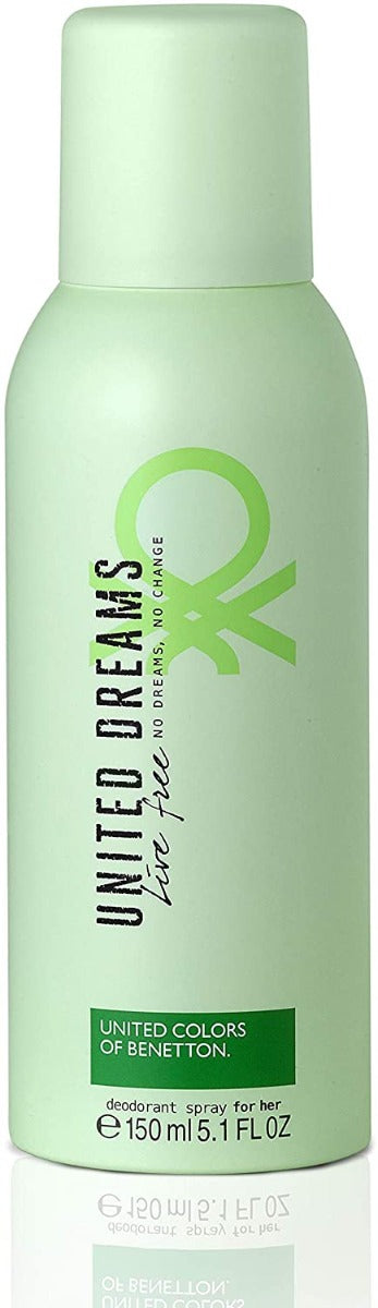 United Colors of Benetton Colours Dream Live Deodorant Spray For Women, 150ml